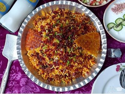طرز تهیه نثارپلو با مرغ