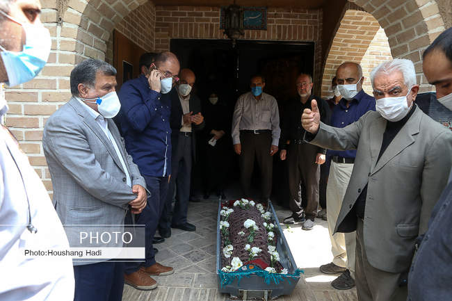 تشییع  مرحوم «ابوالقاسم سرحدی‌زاده» 