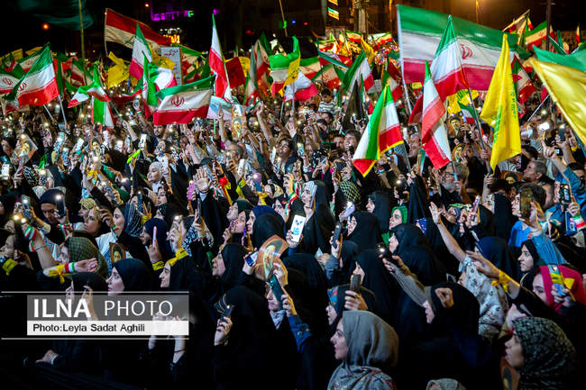 اجتماع مردمی جبهه مقاومت در تهران