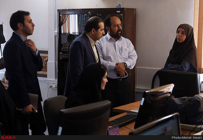 بازدید حسین انتظامی معاون امورمطبوعاتی و  اطلاع رسانی  وزارت ارشاد از ایلنا