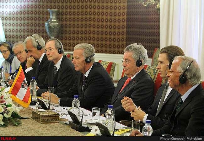 مراسم استقبال رسمی از رئیس جمهور اتریش-کاخ موزه سعد آباد