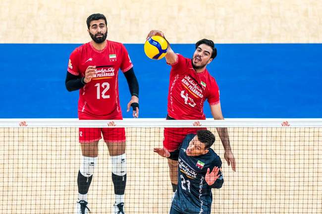 تصاویری از دیدار تیم ملی والیبال ایران و بلغارستان