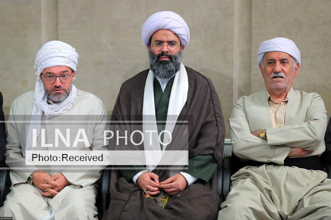 دیدار کارگزاران حج با حضرت آیت‌الله خامنه‌ای، رهبر انقلاب اسلامی