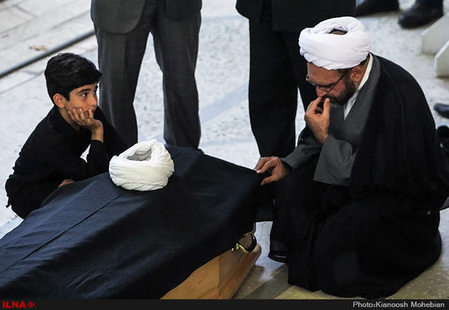 مراسم تشییع پیکر آیت الله خزعلی