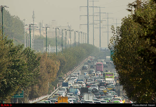 آلودگی امروز هوای تهران