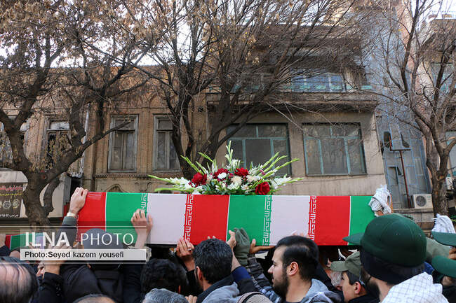 تشییع پیکر شهدای گمنام در تبریز