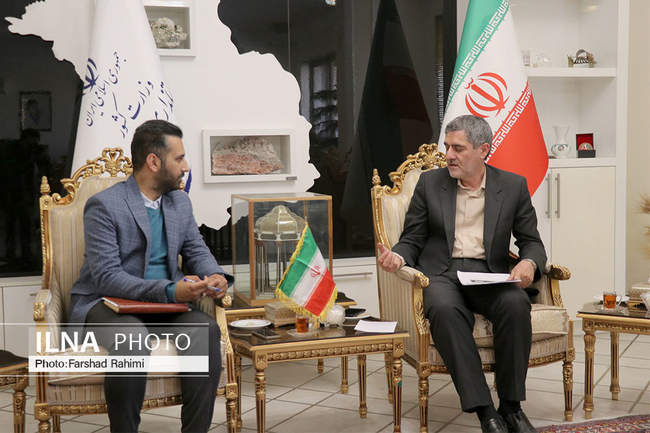 گفت و گو و نشست صمیمی استاندار فارس با سرپرست خبرگزاری ایلنا استان فا