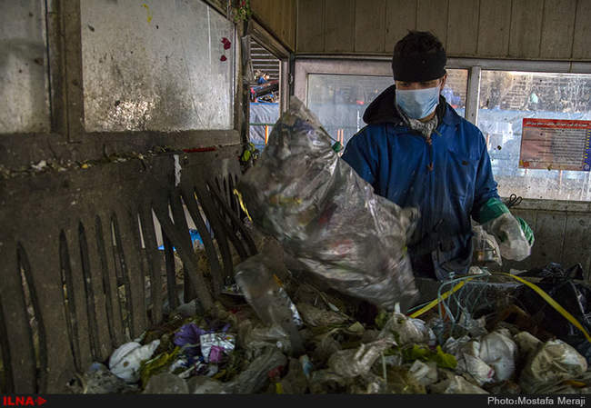 کارگران سایت پسماند زباله کهریزک تهران