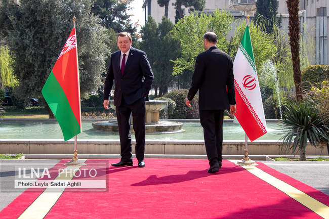 دیدار وزرای خارجه ایران و بلاروس