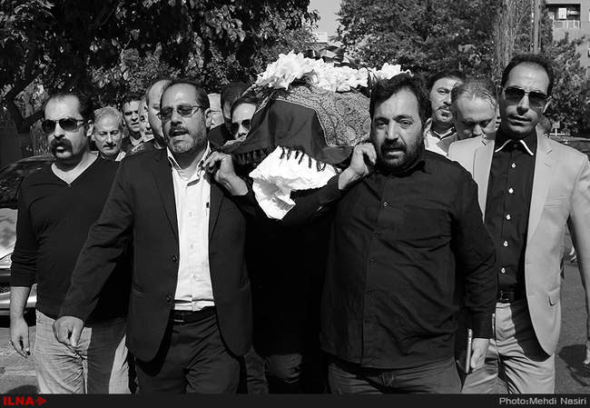 مراسم تشییع پیکر زنده یاد مصطفی کمال پورتراب