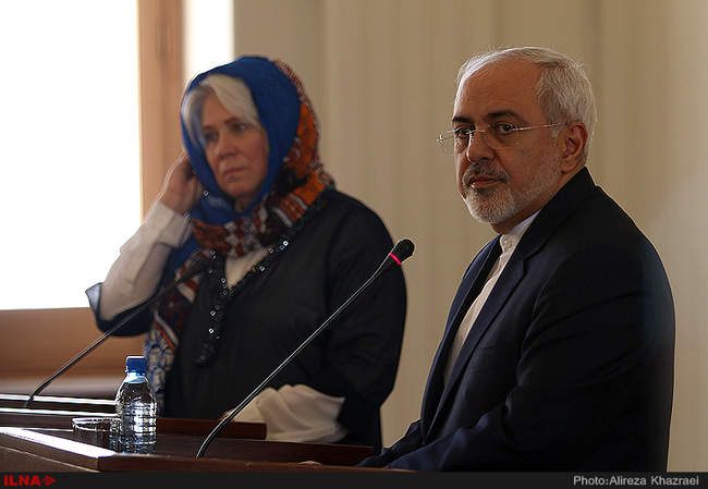 دیدار وزیر امور خارجه استونی با محمد جواد ظریف