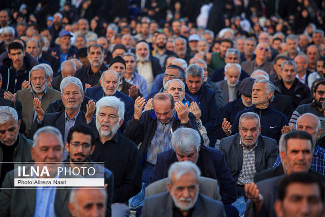 اقامه نماز باران در قزوین 