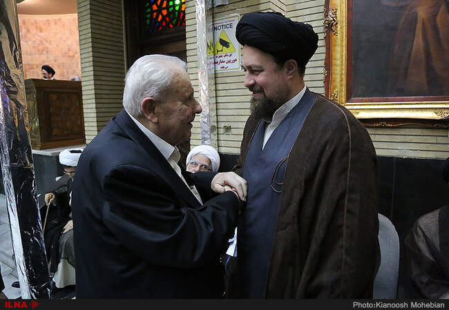 گزارش تصویری حضور شخصیت‌های سیاسی در مراسم ترحیم مادر حجت‌الاسلام محتشمی‌پور