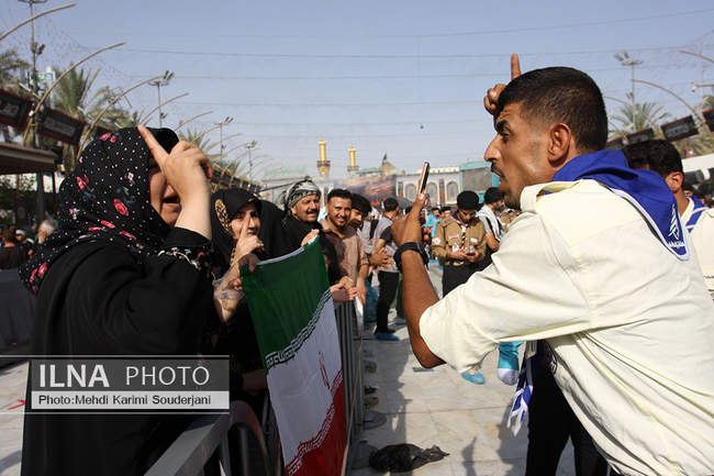  دسته جات عزاداری در اربعین حسینی در بین‌الحرمین 