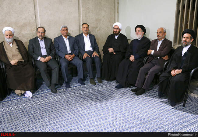 دیدار دانش‌آموزان و دانشجویان با رهبر انقلاب اسلامی