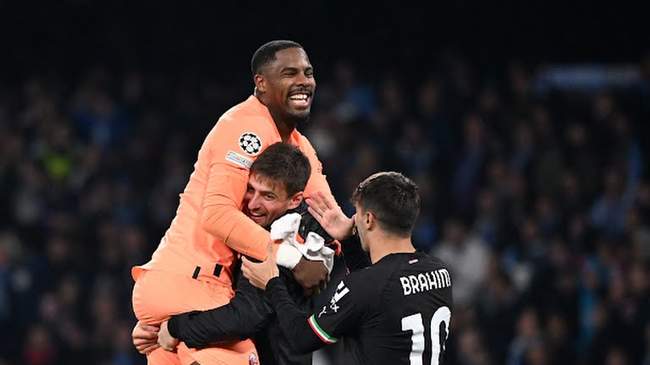 گزارش تصویری دیدار ناپولی و میلان در شب طلسم شکنی و پایان حسرت