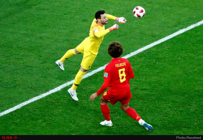 دیدار تیم های فرانسه و بلژیک