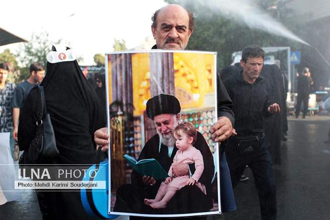  دومین روز مراسم وداع با رهبر شهید انقلاب در مصلای تهران/ 9