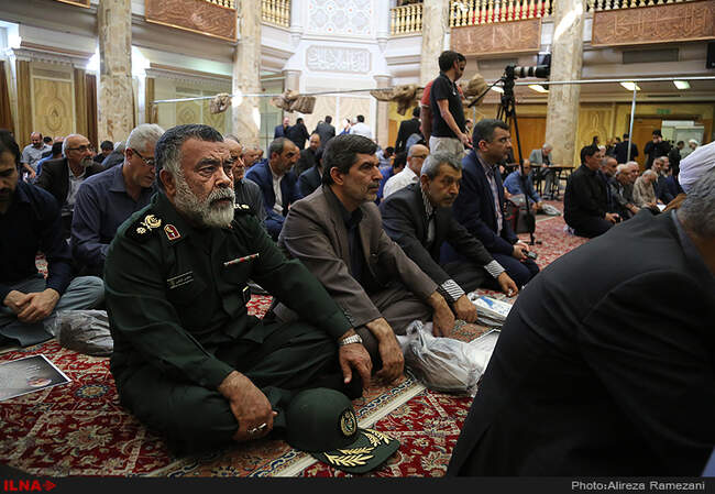 مراسم ترحیم حاج سید رضا نیری 