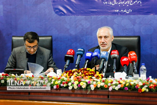 نشست خبری رئیس سازمان برنامه و بودجه