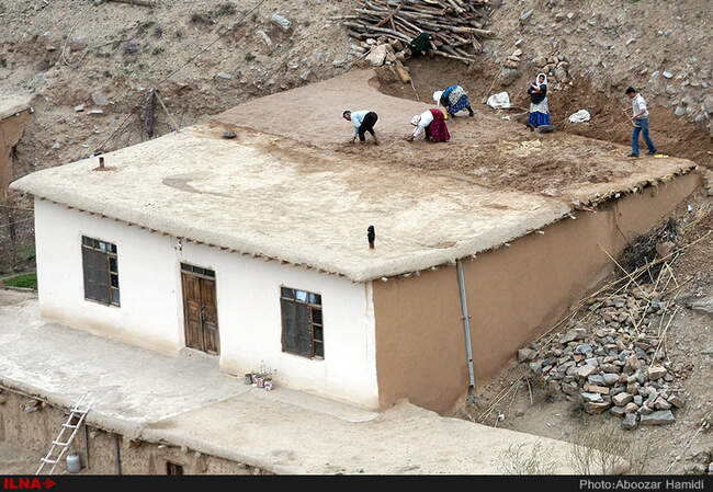 آیین خانه تکانی در روستای عمارلو رودبار گیلان