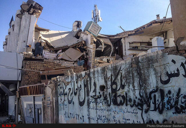 خسارات زلزله در غرب کشور