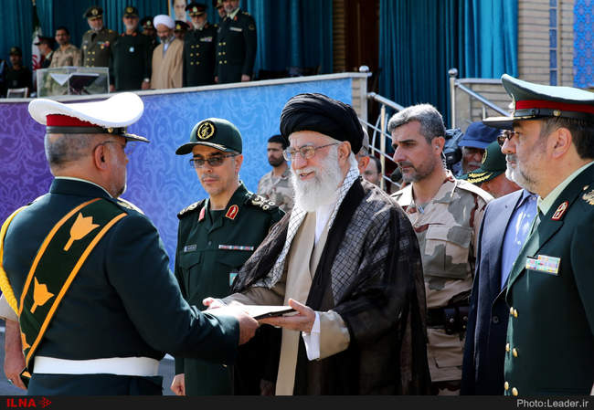 حضور فرمانده کل قوا در مراسم دانش‌آموختگی دانشجویان دانشگاه علوم ان