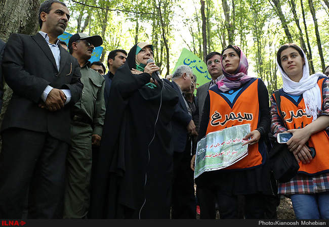 سفر معصومه ابتکار به استان مازندران به مناسبت روز حفاظت از جنگل ها