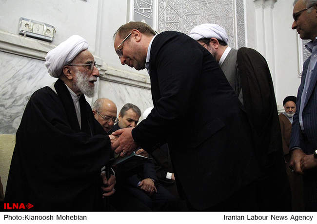 مراسم ترحیم همسر آیت الله جنتی