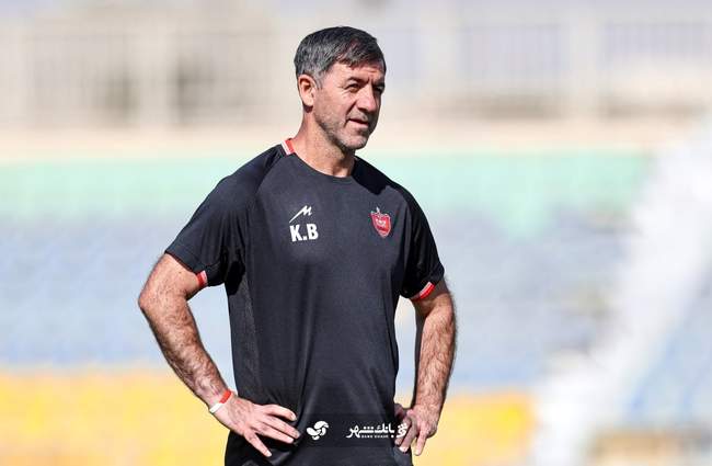 گزارش تصویری تمرین امروز پرسپولیس با یک مهمان ویژه