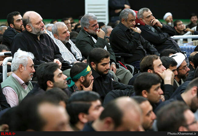 اولین شب عزاداری ایام محرم در حسینیه امام خمینی