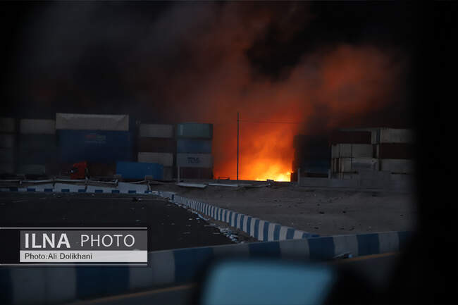انفجار در بندر شهید رجایی - 01