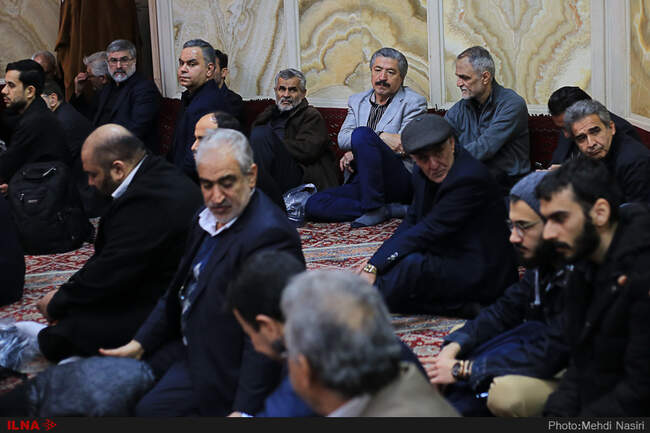 مراسم ختم فرزند احمد توکلی