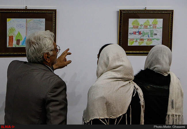نمایشگاه نقاشی کودکان کار به مناسبت روز هوای پاک/برج میلاد