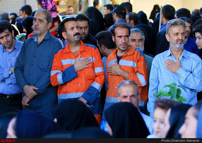 تشییع پیکر پاک 23 شهید دفاع مقدس-اصفهان