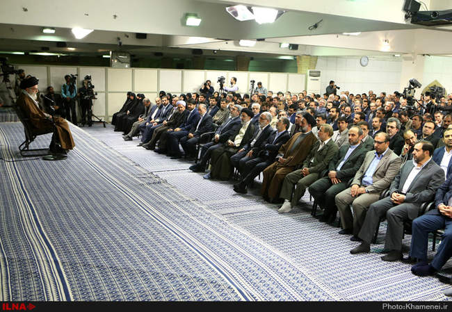 دیدار رئیس و مدیران سازمان صدا و سیما با رهبر انقلاب