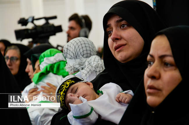  همایش شیرخوارگان حسینی در رشت