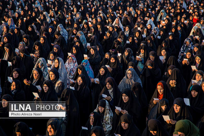 اقامه نماز باران در قزوین 