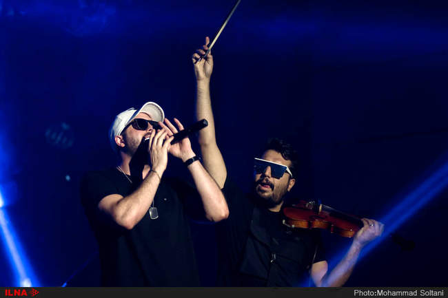 کنسرت پاپ مسیح و آرش - ساری