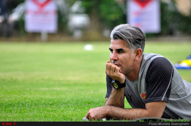 تمرین تیم فوتبال پدیده