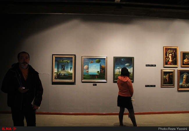 افتتاحیه نمایشگاه مروری بر زندگی و آثار علی اکبر صادقی در موزه هنرها