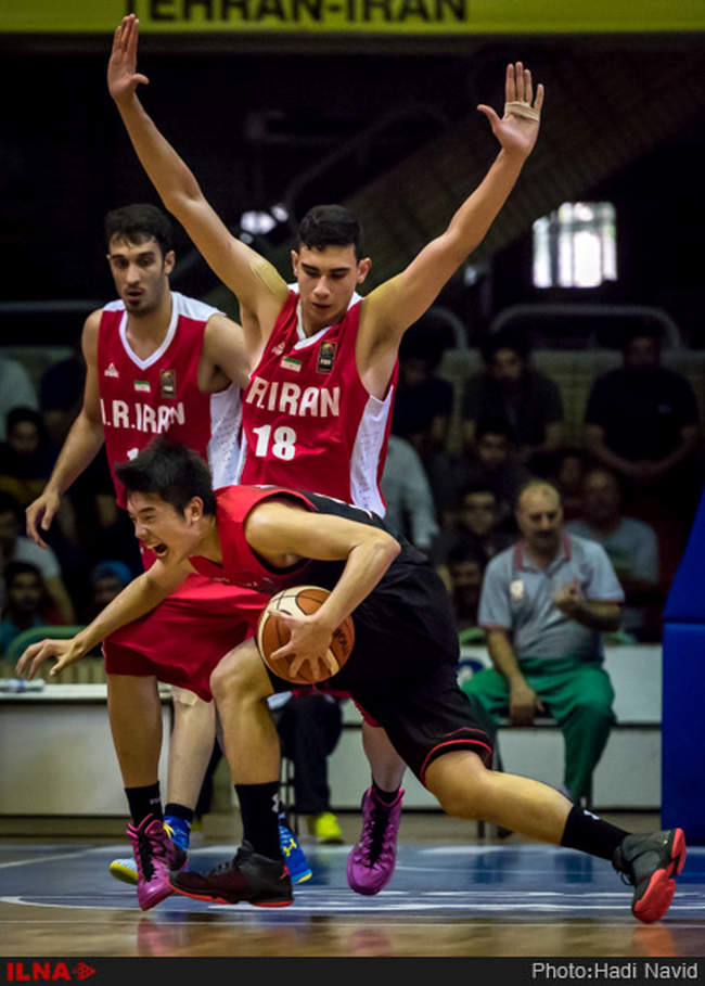 بیست و چهارمین دوره مسابقات بسکتبال قهرمانی جوانان آسیا: ایران - ژاپن