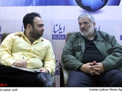 محمدحسن قدیری ابیانه از غرفه ایلنا بازدید کرد