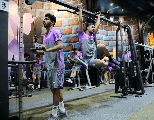 گزارش تصویری تمرینات بدنسازی پیکان تهران