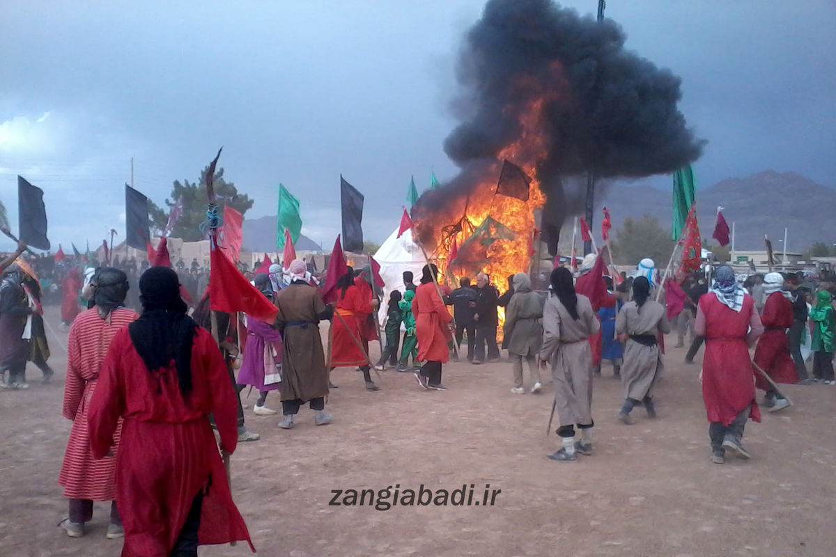  تعزیه‌خوانى در جوار بارگاه ملکوتى امام رضا(ع)