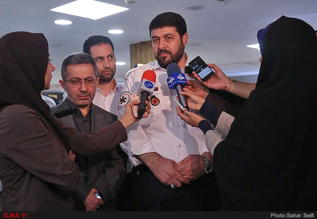 بازدید رئیس اورژانس کشور و معاون درمان وزیر بهداشت از مصدومان تصادف اتوبوس زائران اربعین