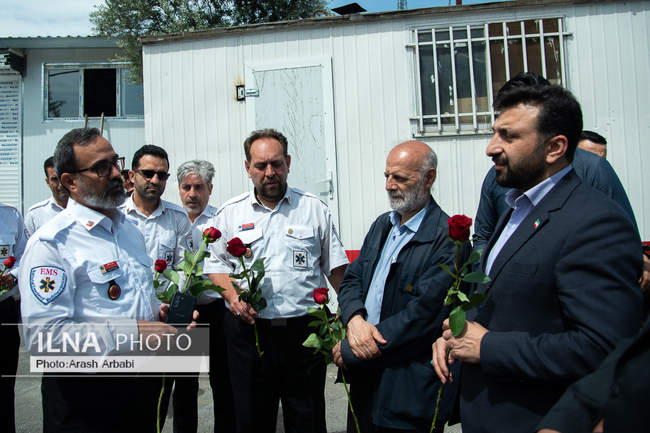 دیدار وزیر تعاون، کار و رفاه اجتماعی و دبیر کل خانه کارگر با کارگران �
