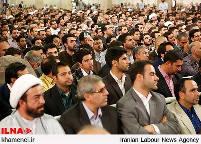 دیدار اقشار مختلف مردم با رهبر معظم انقلاب به مناسبت عید غدیر