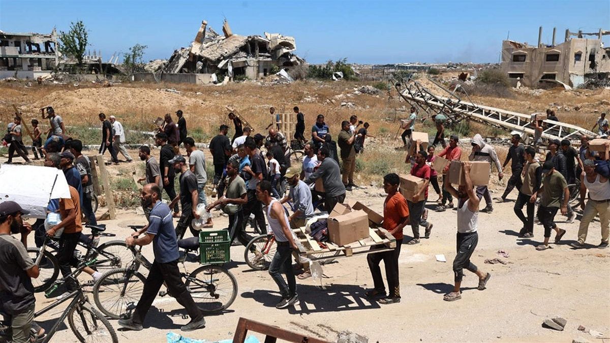 شهادت دستکم ۱۷ فلسطینی طی تیراندازی نیروهای صهیونیست به محل توزیع کمک‌های بشردوستانه