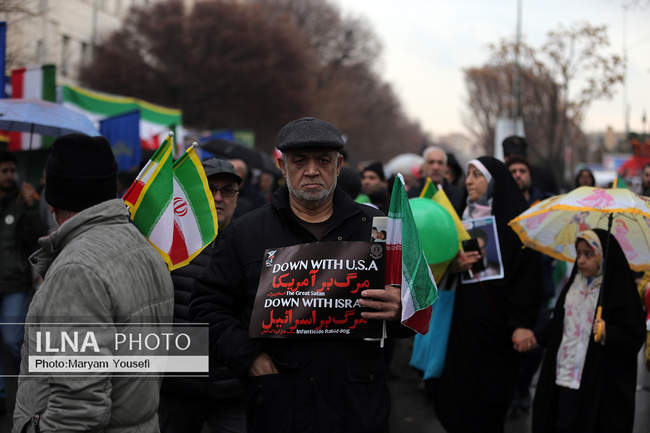 حضور مردم تبریز در راهپیمایی ۲۲ بهمن